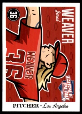 Panini Triple Play Jered Weaver Los Angeles Angels #39 2012 Foto 1 de 2