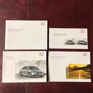 AUDI A4 2009 MANUAL DEL PROPIETARIO LIBROS GUÍA PRINCIPAL Y DE REFERENCIA TODOS LOS MODELOS - Imagen 1 de 5