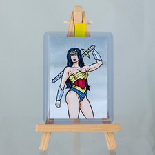 One of a Kind Sketch Card of DC Comics Wonder Woman by Dante H Guerra! Very Hot!