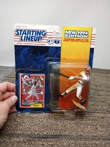 1994 Kenner Carlos Baerga Cleveland Indians Starting Lineup MLB Figure DAMAGED - Picture 1 of 6