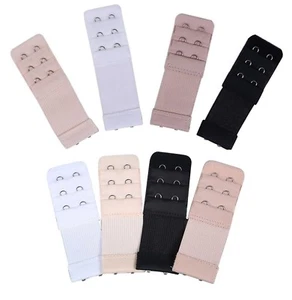 8er Set BH-Verlängerer 2 Haken 3-reihig mit Gummizug - Bild 1 von 1