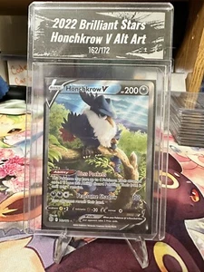 Honchkrow V 162/172 SWSH Brillante Sterne Holo Alt Kunst Pokémon TCG NM - Bild 1 von 3