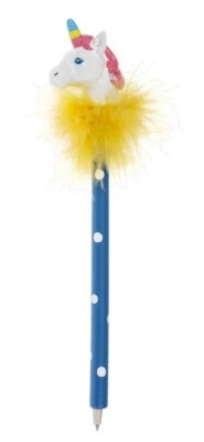 Pluma unicornio Ganz E8 niños escuela tinta negra 7 pulgadas ER40600 elige diseño Foto 1 de 2