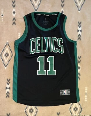 Fanatics Boston Celtics Jersey Youth Boys Size Small Black Irving #11 - Image 1 of 4