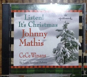 JOHNNY MATHIS CECE WINANS LISTEN! IT'S CHRISTMAS HALLMARK LONDON SYMPHONY CD2997 - Picture 1 of 4