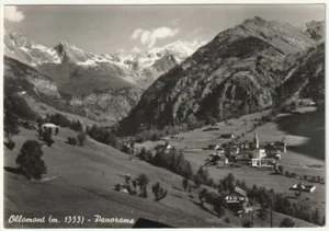 OLLOMONT - AOSTA - PANORAMA - VIAGG. 1956 -50986- - Picture 1 of 1