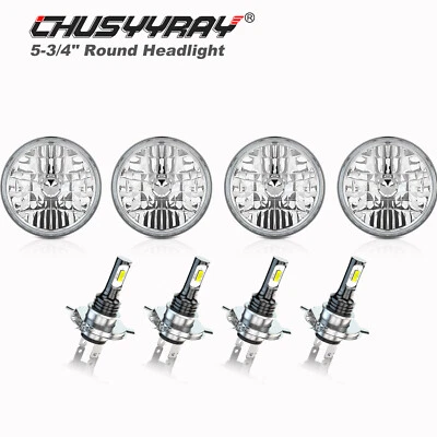 Faro LED de haz alto/bajo DRL para Oldsmobile 442 98 F85 Cutlass 4 piezas 5,75 pulgadas Foto 1 de 4