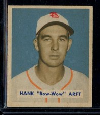 1949 Bowman #139 Hank Arft Browns Manchester, MO VG-EX LOOK!