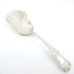 KINGS by GEORGE B SHARP Philadelphia Bailey & Co Coin Silver Berry Scoop NICE! - Picture 1 of 9