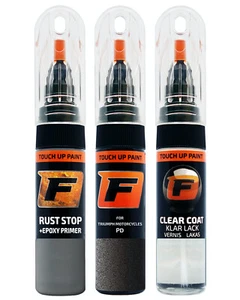 for TRIUMPH MOTORCYCLES PD MATT PHANTOM BLACK TOUCH UP PAINT Pen Kit Scratch - Picture 1 of 10