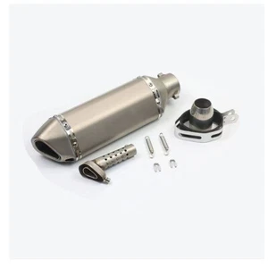 [LF] Motorcycle Racing Modification Exhaust Pipe Muffler General L:370cm - Picture 1 of 3