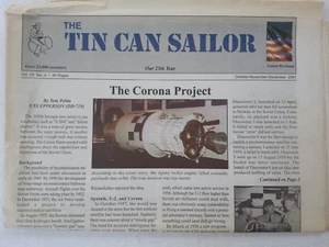 The TIN CAN SAILOR Newspaper 1996 Vol 25 No. 4 THE CORONA PROJECT, USS UHLMANN - Picture 1 of 24