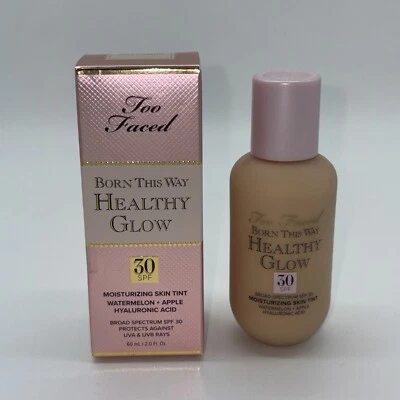 Too Faced Born This Way Healthy Glow  Foundation Porcelain 2.0 oz Makeup NIB - Image 1 of 4