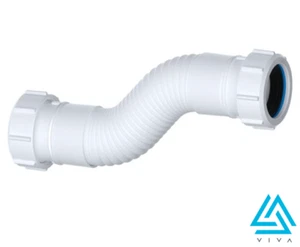 Flexible Waste Pipe Coupling Hose 32mm - Basin Sink - Adjustable - Pipe to Pipe - Picture 1 of 3