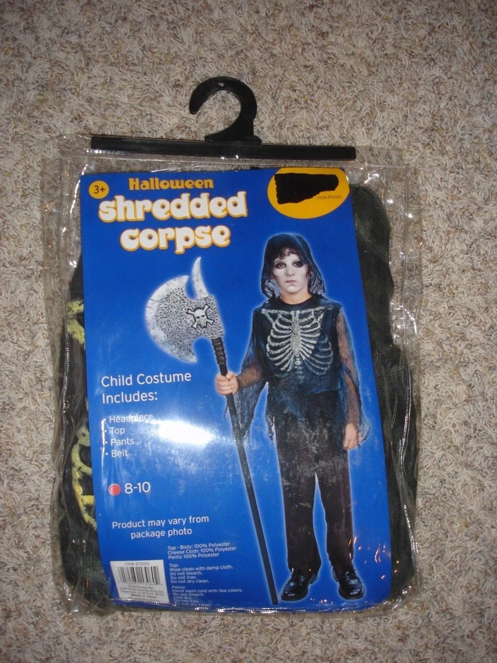 Disfraz de Cadáver Triturado Halloween Juvenil Niño Niña Pequeño M 8/10 Foto 1 de 1