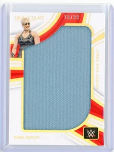 2023 Panini Immaculate WWE RHEA RIPLEY Jumbo Ring Canvas Relic Memorabilia 78/99 - Picture 1 of 2