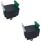 2pcs 30A 12VDC Starting Relay On/Off Car Auto Power Plastic Isolator Relay