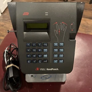 ADP Handstanzerkennungssysteme HP-4000A biometrische Mitarbeiteruhr. Funktioniert - Bild 1 von 4