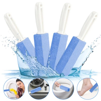 Limpiador de piedras pómez 4 piezas fregadora inodoro baño herramienta quitamanchas de alta resistencia Foto 1 de 4