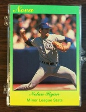 1990 Star Company NOLAN RYAN Limited Edition NOVA SET #117 of 500 sets Printed