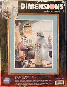 Dimensions Crewel Embroidery Kit Daddy's Little Girl Greg K Olsen #1525, - Picture 1 of 4
