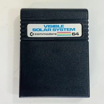 Visible Solar System (Commodore 64, 1982) Authentic Game Cartridge - Image 1 of 4