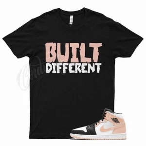 Schwarzes gebautes T-Shirt für Air J1 1 Crimson Tint Pink Arctic Orange Dunk High - Bild 1 von 3