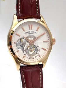 ARMAND NICOLET L06 SMALL SECONDS Ref 7130A-NR-P713NR2 limited ed 15/50 complete - Picture 1 of 17