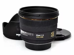 Sigma EX 50mm F1.4 DG HSM AF Standard Prime Lens for Nikon F Excellent Japan F/S - Picture 1 of 3