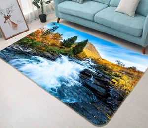 3D Hillside Creek K1464 Non Slip Rug Mat Elegant Photo Carpet Panda 2023 - Picture 1 of 5