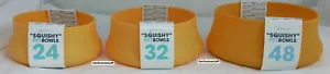 SQUISHY PET BOWL EASY PACK WALK RUN HIKING CAMPING DOG CAT ANIMAL TRAVEL DISH - Picture 1 of 11