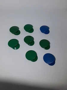 Konvolut 8 x Playmobil Kepi Mütze blau grün - Bild 1 von 1