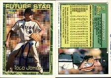 Todd Jones Signed 1994 Topps #97 Card Houston Astros Auto AU