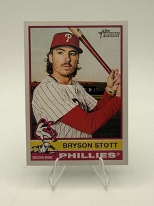 2025 Topps Heritage - Bryson Stott #135 Phillies - Picture 1 of 2
