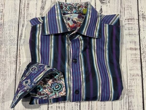 Herren Robert Graham Hemd Gr. M Button Down Paisley Top Zustand - Bild 1 von 9