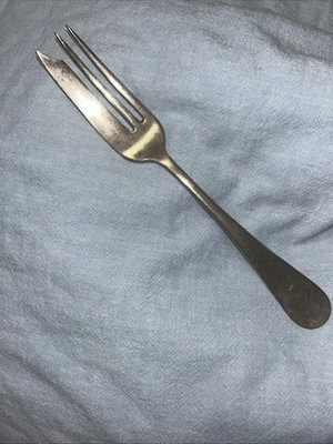 Horquilla colonial de plata de ley 1,9 libras Foto 1 de 2