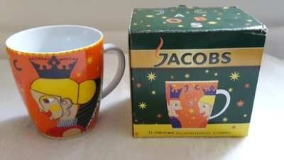 Ritzenhoff Kaffeebecher, Jacobs 5. Edition Motiv "Königliche Gespräche", neu - Bild 1 von 4