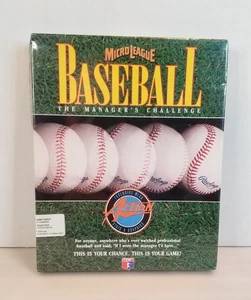 Micro League Baseball The Managers Challenge PC Game For IBM/Tandy Sealed Read - Picture 1 of 6