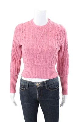 Suéter Urban Outfitters Mujer Algodón Manga Larga Rosa Talla XS Foto 1 de 4