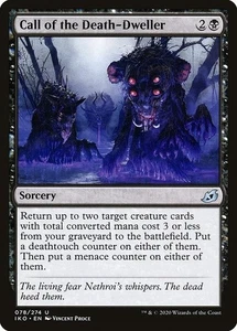 Call of the Death-Dweller 2x FOIL IKO MTG Ikoria Uncommon MINT black - Picture 1 of 1