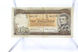 1954 Australia Commonwealth Bank 10 Shillings Note - Picture 1 of 2