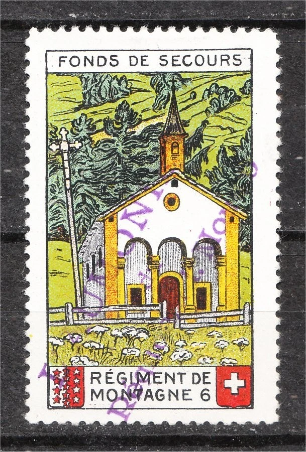 WWI Switzerland Military  Stamps - Fonds de Secours - Overprint ?? -MH OG - Image 1 of 1