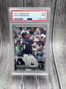 2022 Topps Now - Julio Rodriguez #228 /2104 (RC) Mariners PSA Mint 9 - Picture 1 of 10