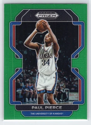 Paul Pierce - Selecciones del draft Prizm 2022 - Verde #40 - Kansas Jayhawks Foto 1 de 2