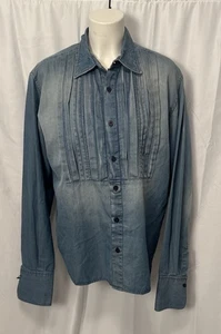 Ermanno Scervino Royal Denim Women's Size 12 US, 50 IT, Blue Long Sleeve - Picture 1 of 4