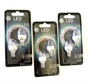 GE Lighting 13887 5W C7 LED Night Light Bulb - 2 Pack Each = 6 Total Bulbs - Picture 1 of 3