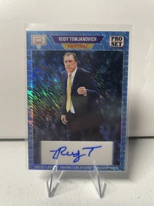 Colectivo Hoja 2024 - Autógrafos Rudy Tomjanovich #LA-RT1 Azul Brillo /8... - Imagen 1 de 2