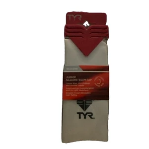 Gorra de silicona TYR Wrinkle Free Junior - blanca (LCCJR-100-WH) - Imagen 1 de 2