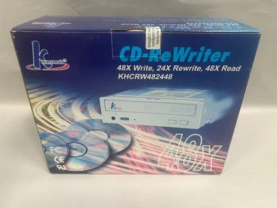SEALED K Hypermedia CD-ReWriter 48X Write 24X Rewrite 48X Read KHCRW482448 (A7) - Image 1 of 4