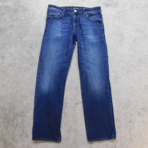 Mavi Dark Denim Jeans Herren 34x32 Blau Straight Thigh Fade Myles Flex Blend - Bild 1 von 14